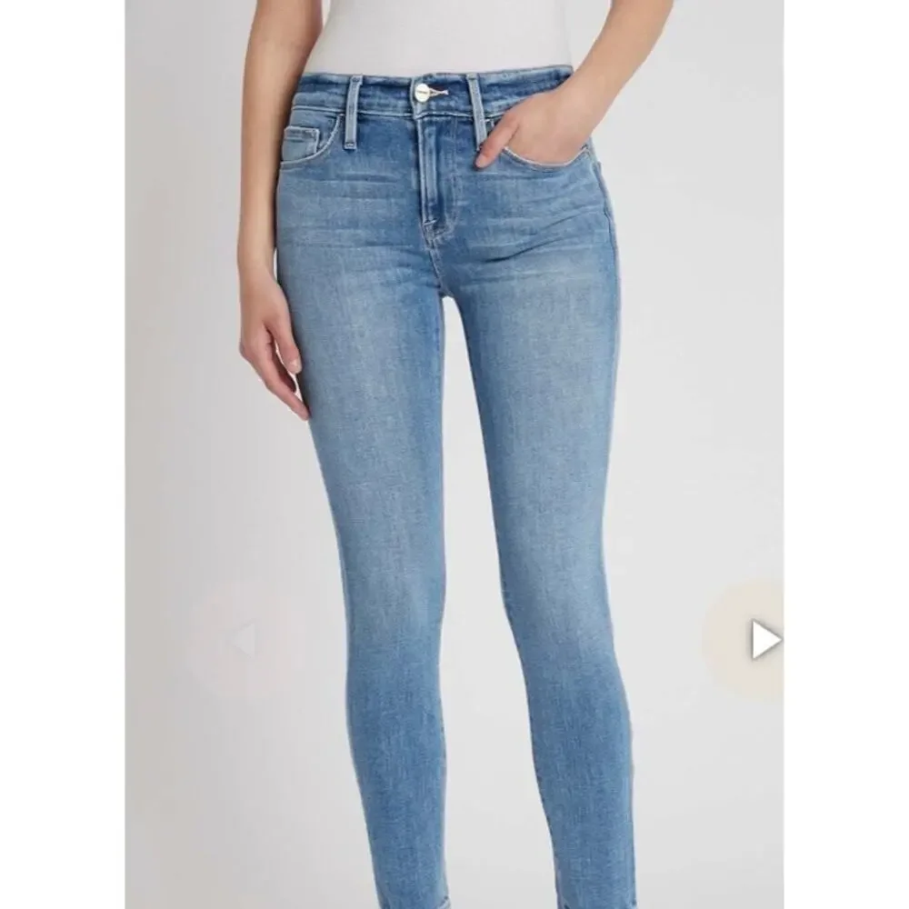 FRAME Le SkinnyJeanne Crop Size 24 - Picture 4 of 8